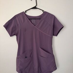 Barco Uniforms Women's V-Neck Purple Top